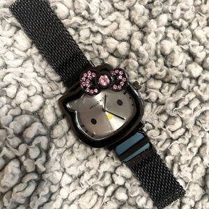 Hello Kitty Black Watch